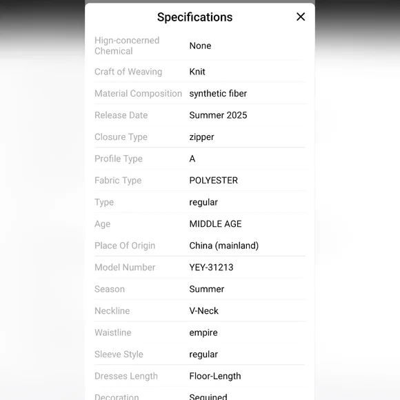 Gray and Cream Backless Embellished Gown with Bishop Sleeves - Picture 10 of 14